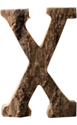 Wooden Letter 'X' Hanging Sign Modern Wall D?Cor Home Decoration