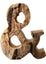 '&' Hanging Sign Wall Ornament Shop/Nome Decoration Wooden symbols