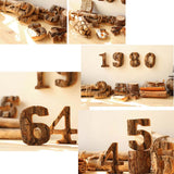 The Number 2 For Wedding Party Anniversary Shop Name Wooden FiguresDecoration