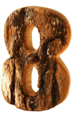 The Number 8 Wooden FiguresDecoration Window Display Hanging Wall Decor