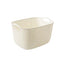 Set of 2 Plastic Woven Storage Basket Box Portable Bathroom Cosmetic Organizer