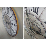 12" European Retro Wall Clock Classical Decor Silence Hanging Clock, A