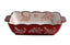 Ceramic Bakeware Kitchen Cookware Cupcake Pans Baking Sheet Red Flowers