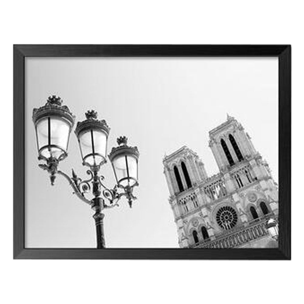 Fashion Durable Home Decor Picture Black and White Building Decor Painting for Wall Hanging, #13