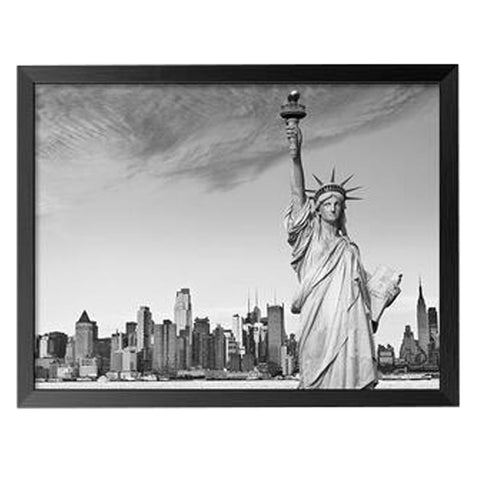 Fashion Durable Home Decor Picture Black and White Building Decor Painting for Wall Hanging, #17