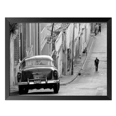 Fashion Durable Home Decor Picture Black and White Building Decor Painting for Wall Hanging, #19