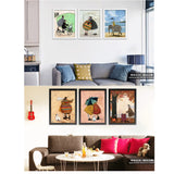 Nordic Decorative Painting, Modern Minimalist Living Room, Retro Painting, B