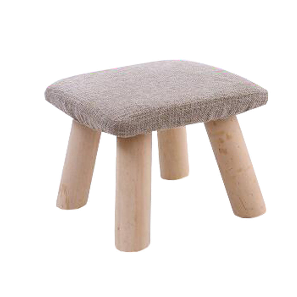 Durable Stool Footstool Bench Seat Foot Rest Ottoman Detachable Cover,–  Qolture