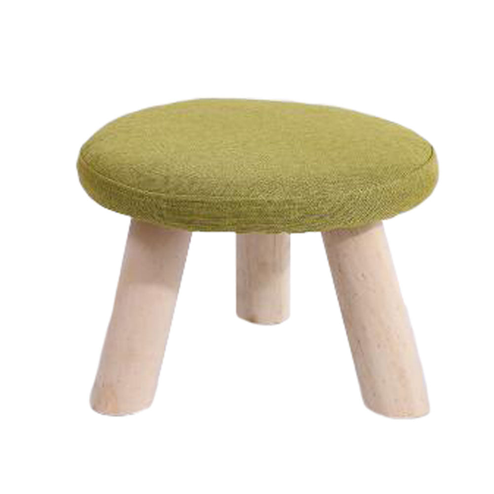 Round Stool Footstool Bench Seat Foot Rest Ottoman Detachable