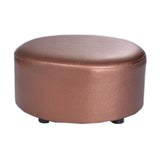 Creative Round Modern Small Faux Leather Stool Shoes Stool  Sofa Pier