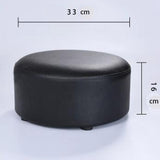 Creative Round Modern Small Faux Leather Stool Shoes Stool  Sofa Pier