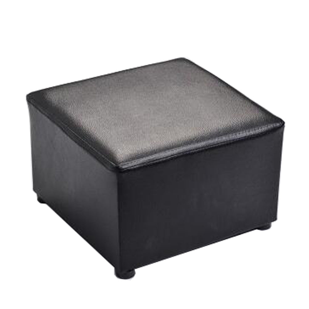 Ottoman Footrest Stool Small PU Leather Square Footstool