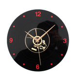 3D CD Style Retro Nostalgia Wall Clock 12" Red