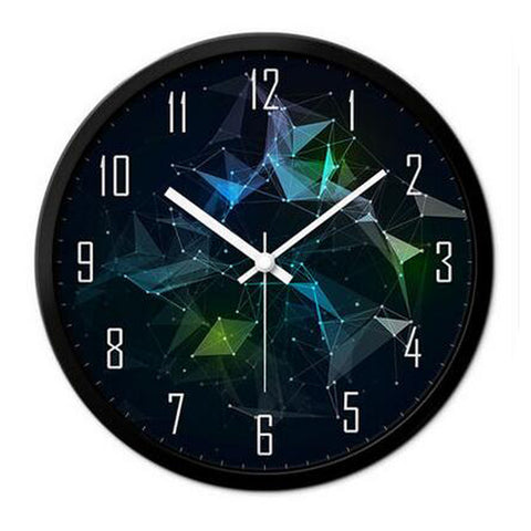 Modern & Personality Circular Clock Living Room Decorative Silent Round Wall Clocks, A04