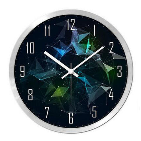 Modern & Personality Circular Clock Living Room Decorative Silent Round Wall Clocks, A06