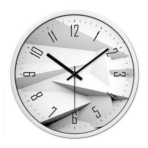 Modern & Personality Circular Clock Living Room Decorative Silent Round Wall Clocks, A08