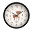 Lovely Cartoon Circular Personality Clock Living Room Decorative Silent Round Wall Clocks, NO.13