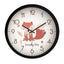 Lovely Cartoon Circular Personality Clock Living Room Decorative Silent Round Wall Clocks, NO.16