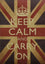 UK Retro Kraft Paper Poster Keep Calm Jamaican Reggae Style