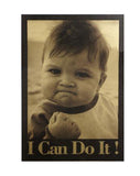 Retro Nostalgia kraft Poster Bar Living Room Decorative Boy I Can Do It