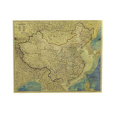Posters Kraft Paper Old World Map Navigation Bar Interior Decorative Painting