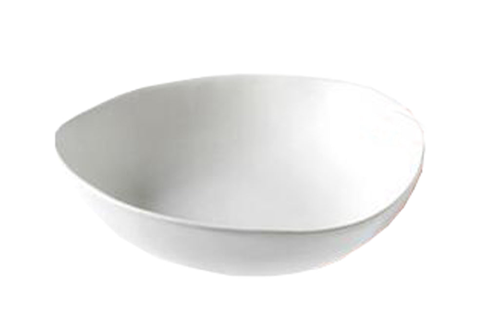Ceramics Flat Dessert Cake Dish Platter Candy Dishes Salad Plate Ramen Bowl 6 Inch (White)
