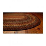 COTTON BRAIDED RUG OVAL BISCOTTI 4' x 6'
