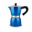 40 ML Aluminum Moka Express - Blue Stovetop Espresso Maker