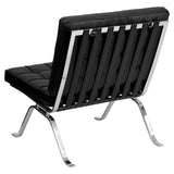HERCULES Flash Series Black Leather Lounge Chair