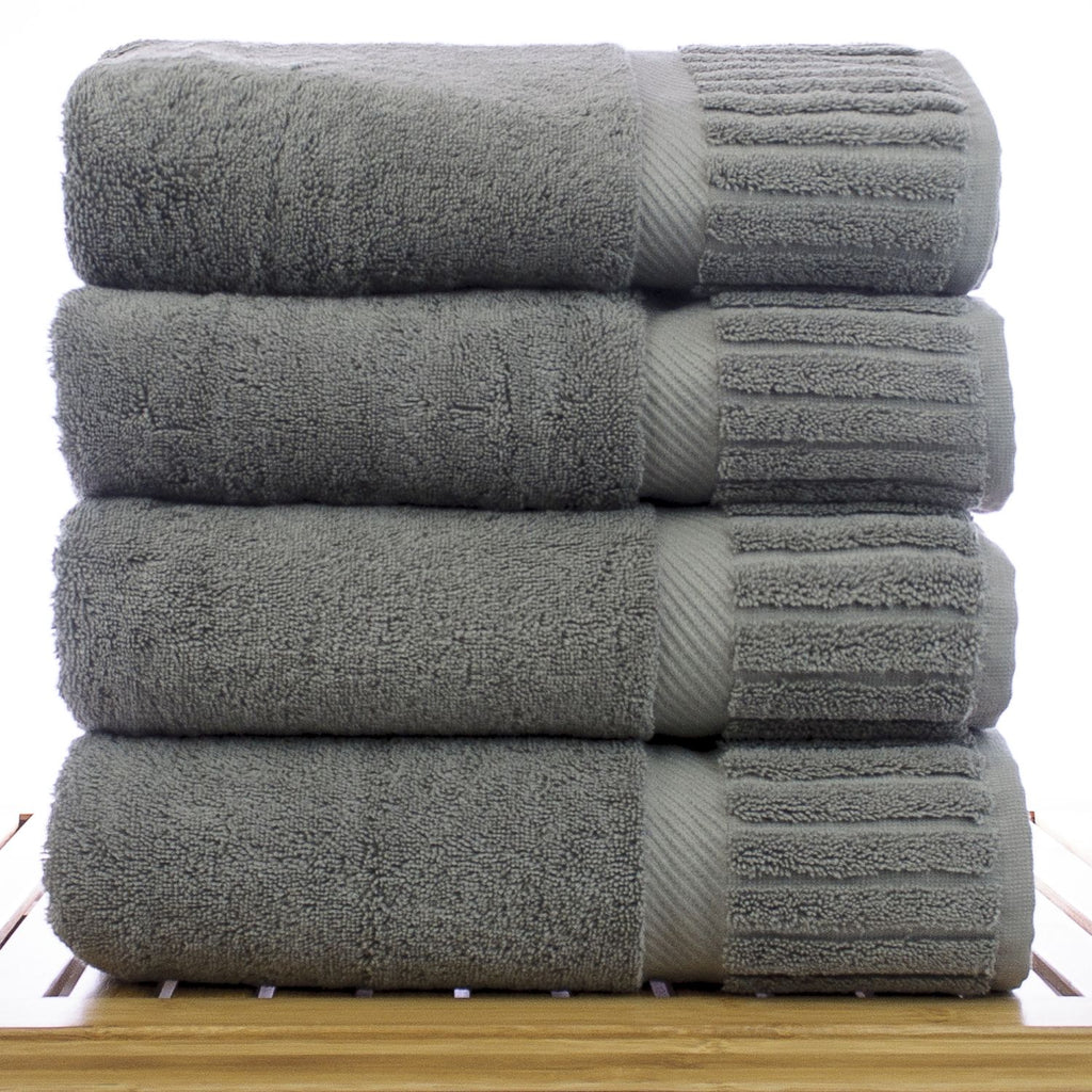 Luxury Hotel & Spa Towel 100% Genuine Turkish Cotton Bath Towels - Gra–  Qolture