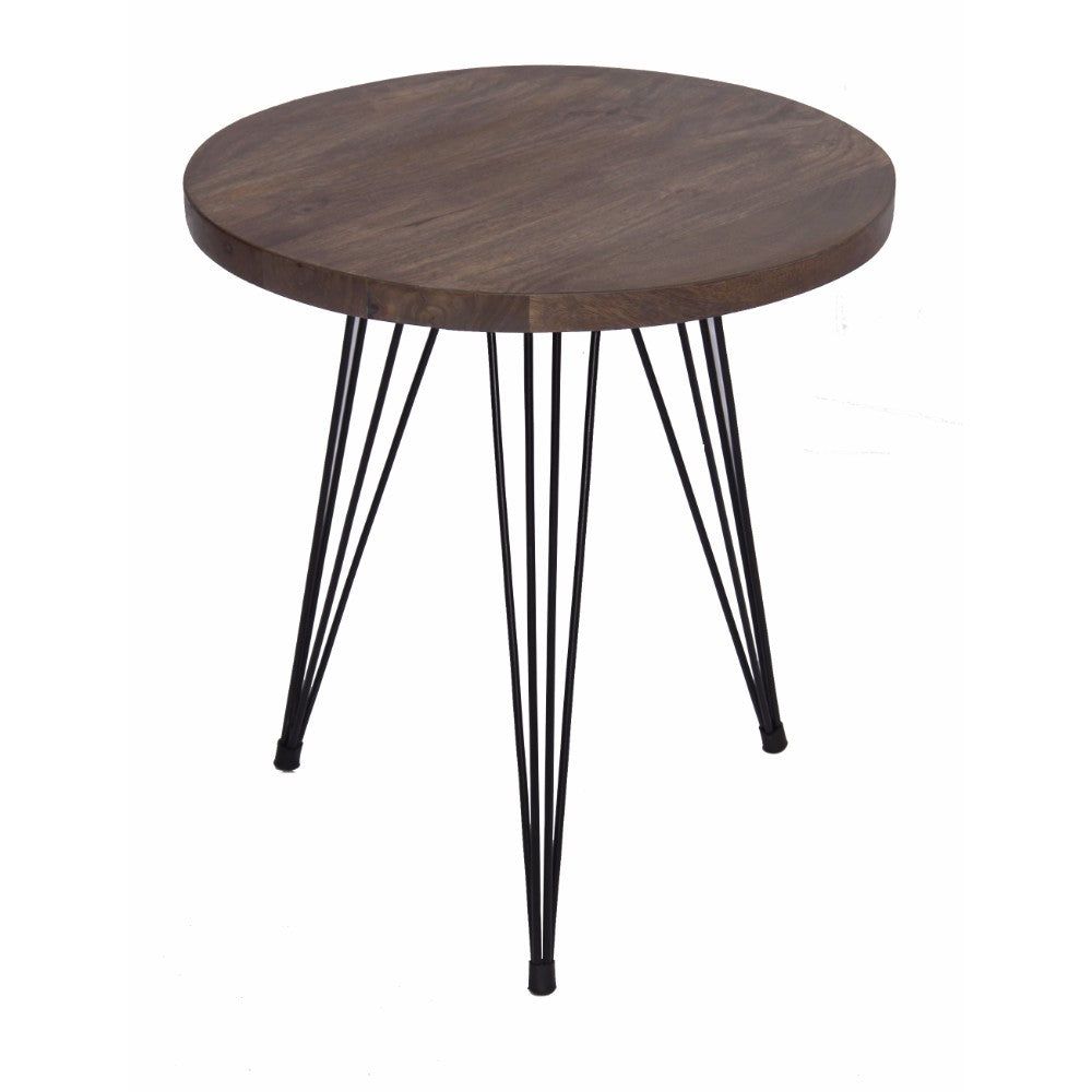 Functional End Table Wire Style Iron Legs