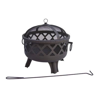 Grdn Lts Sarasta FirePit Steel