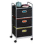 3 Drawer Rolling Fabric Cart