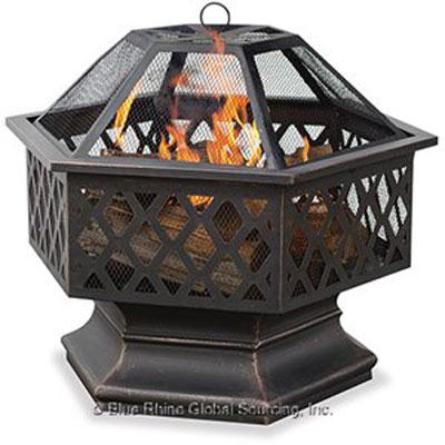 UF Hex Shaped Lattice Firepit