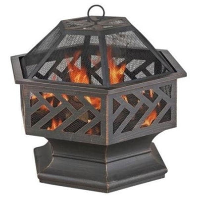 Outdoor Fire Bowl 24" Bronze