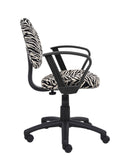 Boss Office Furniture Retro Task Chair with Black T-Arms