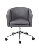 Boss Black Fabric Task Chair W/ Adjustable Arms