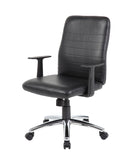 Boss Office Furniture Retro Task Chair with Black T-Arms
