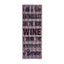 HOME INDOOR WALL HANGING WOODEN I AM A WINE ENTHUSIAST QUOTE