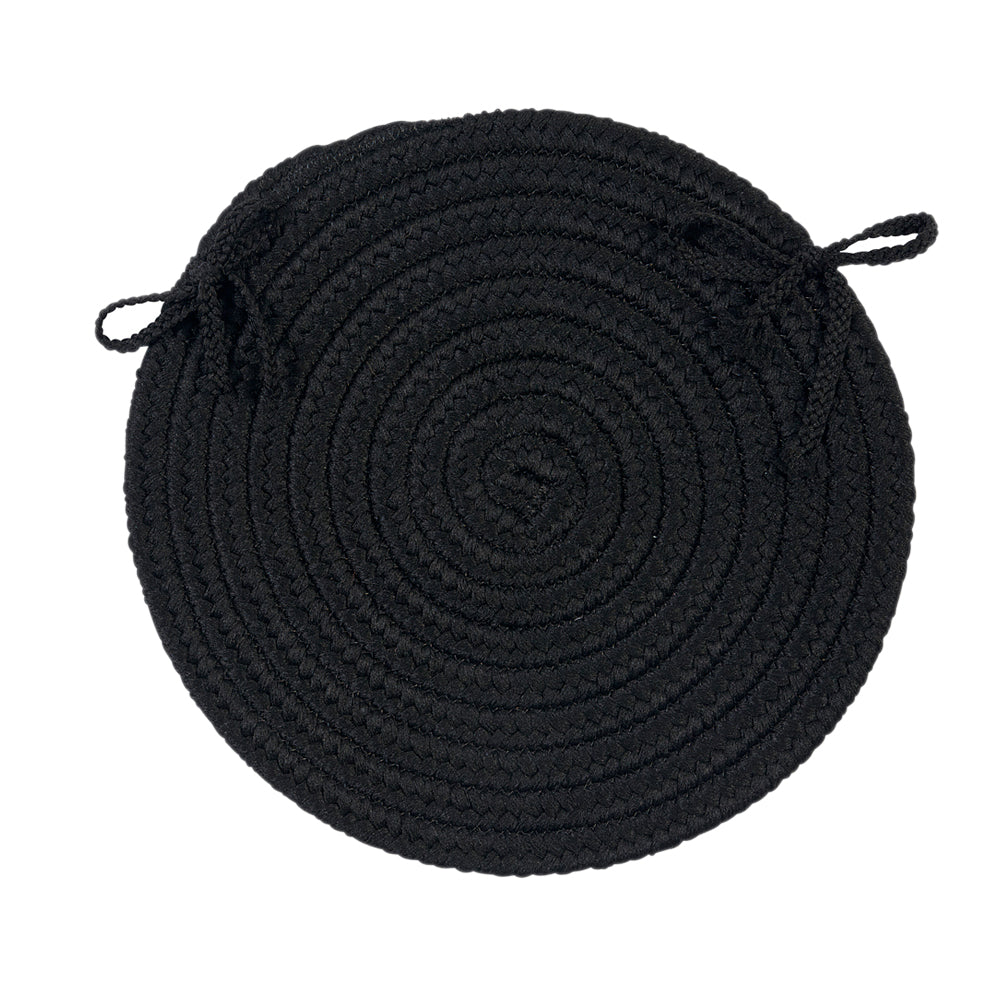 Boca Raton - Black Chair Pad (set 4)