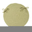 Colonial Mills Boca Raton Braided Polypropylene Celery Chair Pad - Set of 4