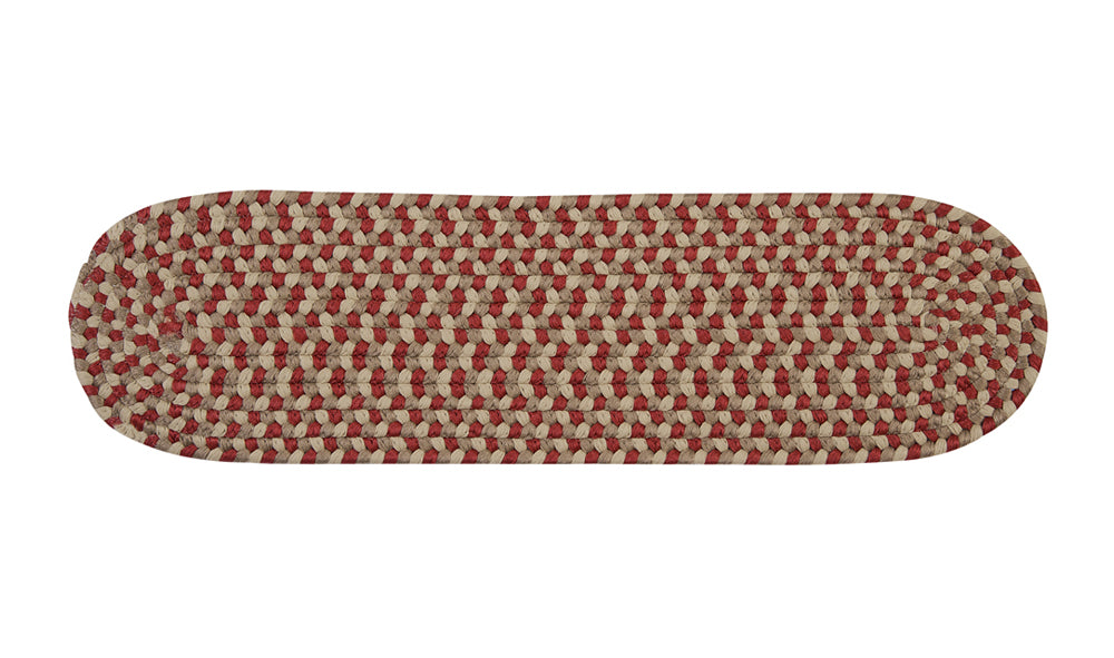 Colonial Mills Home Decorative Burmingham - Red Barron Stair Tread (single)