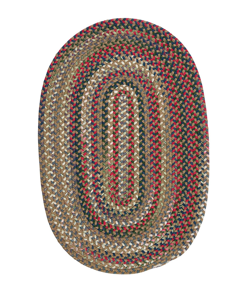 Colonial Mills Chestnut Knoll Straw Beige 2'x6' Oval Area Rug