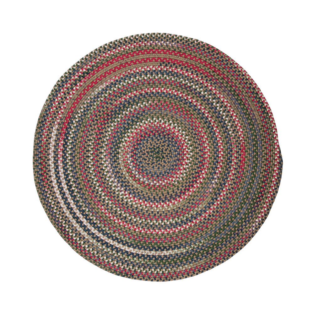 Colonial Mills Chestnut Knoll Straw Beige 4' Round Area Rug