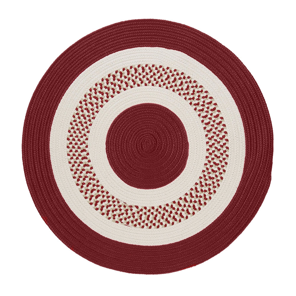 Colonial Mills Flowers Bay Red 8' Round Rug