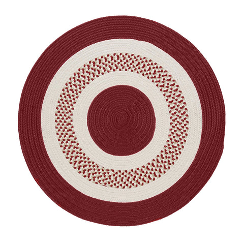Colonial Mills Flowers Bay Red 8' Round Rug