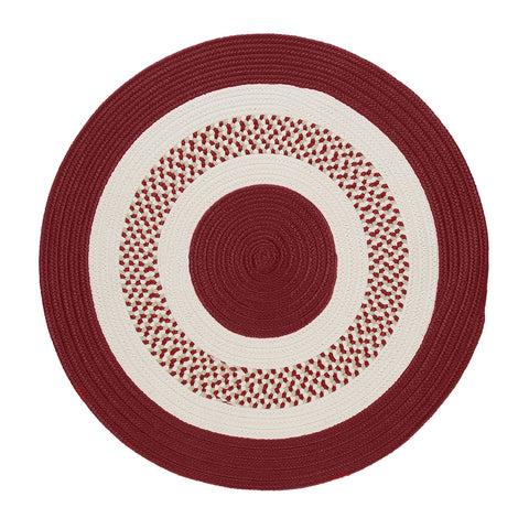 Colonial Mills Flowers Bay Red 8' Round Rug
