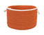 Colonial Mills Doodle Edge Home Decorative14"x10" Storage Basket - Orange