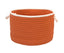 Colonial Mills Doodle Edge 18"x12" Home DecorativeStorage Basket - Orange