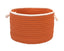 Colonial Mills Doodle Edge 22"x14" Home Decorative Storage Basket - Orange